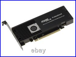 PCIe 3.0 x16 Card for 4 SSD M. 2 NVMe CHIPSET PLX PEX8747 Aluminum Formwork