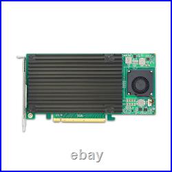 PCIe 3.0 x16 to 4 xM. 2 NVMe SSD Adapter Card with heatsink