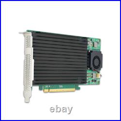 PCIe 3.0 x16 to 4 xM. 2 NVMe SSD Adapter Card with heatsink