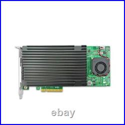 PCIe 3.0 x8 to 4 xM. 2 SSD NVMe Switch Adapter Switch Card with heatsink