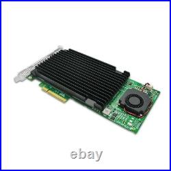 PCIe 3.0 x8 to 4 xM. 2 SSD NVMe Switch Adapter Switch Card with heatsink