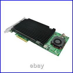 PCIe x8 to 4 Port M. 2 M Key NVMe SSD Adapter with PLX 8725 Support 22110mm