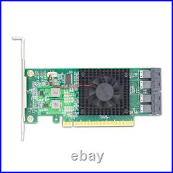 PCIe3.0 x16 to 4 x U. 2 NVMe SSD switch Adapter with PLX8747 controller