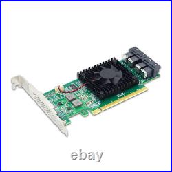 PCIe3.0 x16 to 4 x U. 2 NVMe SSD switch Adapter with PLX8747 controller