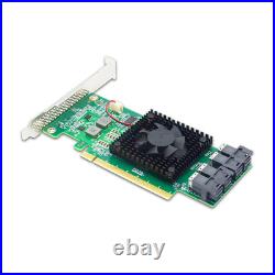 PCIe3.0 x16 to 4 x U. 2 NVMe SSD switch Adapter with PLX8747 controller