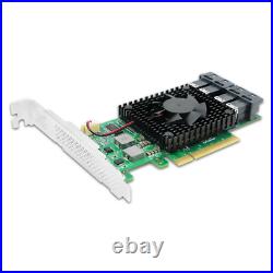 PCIe3.0 x8 to 4 x U. 2 NVMe SSD switch Adapter with PLX8747 controller