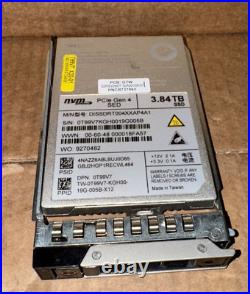 PCle Gen 4 Dell 3.84TB NVMe Mix'' SSD, pre-owned