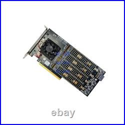 PEX8749 8M. 2 NVMe SSD PCI-E X16 Adapter PLX8749 8X M. 2 IT Mode ZFS TrueNAS
