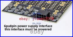 PEX8749 8M. 2 NVMe SSD PCI-E X16 Adapter PLX8749 8X M. 2 IT Mode ZFS TrueNAS