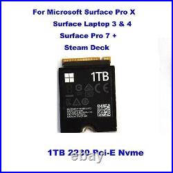 PM991 NVMe M. 2 PCIe 1TB SSD Upgrade Microsoft Surface Laptop 3 & 4 Pro X 8 9 7+