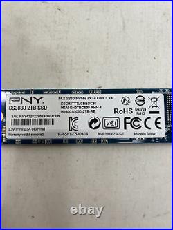 PNY (XLR8 CS3030) 2TB M. 2 2280 NVMe PCI-e Gen 3x4 SSD