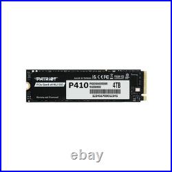 Patriot P410 500GB 1TB 2TB 4TB M. 2 2280 PCIe Gen4 NVMe 5000MB/s Internal SSD Lot Patriot P410 500GB 1TB 2TB 4TB M. 2 2280 PCIe Gen4 NVMe 5000MB/s Internal SSD Lot