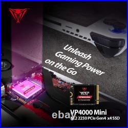 Patriot VP4000 Mini 500GB 1TB 2TB M. 2 2230 PCIe Gen4 x4 NVMe SSD ROG Ally/Steam