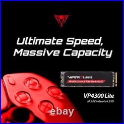 Patriot VP4300 Lite 2TB M. 2 2280 PCIe Gen4 x4 NVMe 2.0 7400MB/s Internal SSD PS5