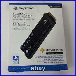 Playstation 2TB WD BLACK Internal SN850P NVMe SSD Game Drive SEALED