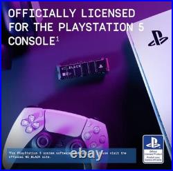 Playstation 2TB WD BLACK Internal SN850P NVMe SSD Game Drive SEALED