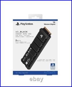 Playstation 2TB WD BLACK Internal SN850P NVMe SSD Game Drive SEALED