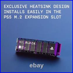 Playstation 2TB WD BLACK Internal SN850P NVMe SSD Game Drive SEALED