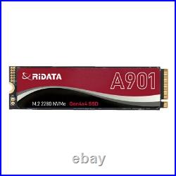 Ridata A901 NVMe 1.4 PCIe Gen 4x4 M. 2 2280 Internal SSD Upto 7400MB/s PS5 Compat