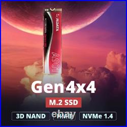 Ridata A901 NVMe 1.4 PCIe Gen 4x4 M. 2 2280 Internal SSD Upto 7400MB/s PS5 Compat