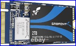 SABRENT 2TB Rocket NANO NVMe PCIe Gen3 x4 M. 2 2242 SSD SB-1342 Solid State Drive