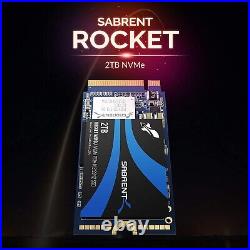 SABRENT 2TB Rocket NANO NVMe PCIe Gen3 x4 M. 2 2242 SSD SB-1342 Solid State Drive