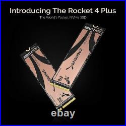 SABRENT 4TB Rocket 4 Plus 7100MB/s NVMe 4.0 Gen4 PCIe M. 2 Internal SSD Extreme SABRENT 4TB Rocket 4 Plus 7100MB/s NVMe 4.0 Gen4 PCIe M. 2 Internal SSD Extreme