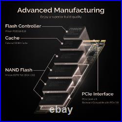SABRENT Rocket 4Plus NVMe 4.0 Gen4 PCIe M. 2 SSD R/W 7100/6600MB/s