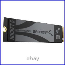 SABRENT Rocket 5 1TB Advanced Performance M. 2 PCIe GEN 5 14GB/s NVMe SSD SABRENT Rocket 5 1TB Advanced Performance M. 2 PCIe GEN 5 14GB/s NVMe SSD