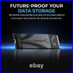 SABRENT Rocket 5 1TB Advanced Performance M. 2 PCIe GEN 5 14GB/s NVMe SSD
