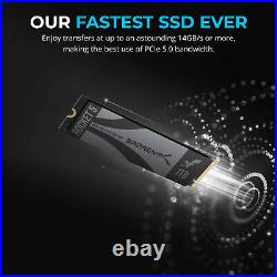 SABRENT Rocket 5 1TB Advanced Performance M. 2 PCIe GEN 5 14GB/s NVMe SSD