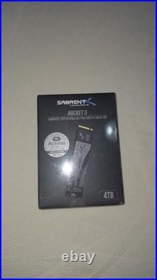 SABRENT Rocket 5 4TB PCIe Gen 5 NVMe M. 2 SSD Advanced Performance Black