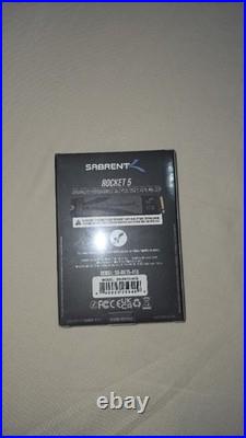 SABRENT Rocket 5 4TB PCIe Gen 5 NVMe M. 2 SSD Advanced Performance Black