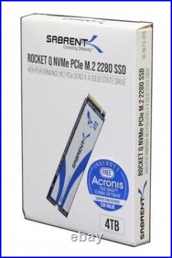 SABRENT Rocket Q 4TB NVMe PCIe 2280 Internal SSD High Performance SB-RKTQ-4TB