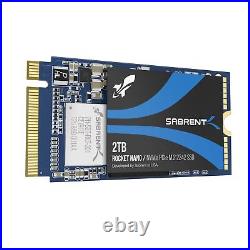 SABRENT SSD 2500MB/s 2TB-500GB Rocket NVMe PCIe M. 2 2242 Internal SSD