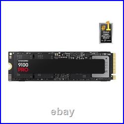 SAMSUNG 9100 PRO 4TB M. 2 2280 PCIe 5.0x4 NVMe Internal SSD MZ-VAP4T0B/AM
