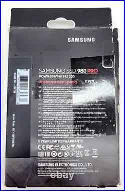 SAMSUNG 980 PRO 2 Terabyte PCIe M. 2 2280 Gen 4.0 x4 NVMe SSD -MZ-V8P2T0