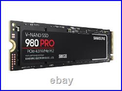 SAMSUNG 980 Pro 500GB SSD M. 2 NVMe PCIe 4.0 Solid State Drive (MZ-V8P500B/AM)