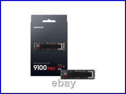 SAMSUNG SSD 9100 PRO 2TB, PCIe 5.0x4 M. 2 2280, Seq. Read Speeds Up to