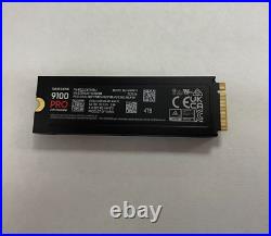 SAMSUNG SSD 9100 PRO 4TB with HeatSink PCIe 5.0x4 M. 2 2280 Speeds Up to 14,800MB