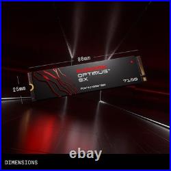 SANDISK 1TB Optimus GX 7100 PCIe 4.0 NVMe SSD SDSP71100TAN-000G1 (1TB)
