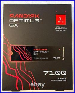 SANDISK 1TB Optimus GX PRO 7100 PCIe 4.0 NVMe SSD Western Digital WD NEW Sealed