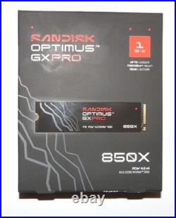 SANDISK 1TB Optimus GX PRO 850X PCIe 4.0 x4 M. 2 2280 NVMe SSD