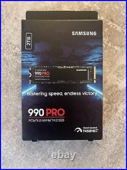 SEALED BRAND NEW Samsung 990 PRO 2TB Internal SSD PCle Gen 4x4 NVMe