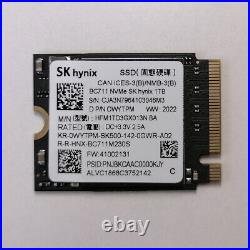 SK Hynix BC711 1TB NVME M. 2 2230 (HFM1TD3GX013N BA) Solid State Drive OEM