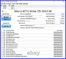 SK Hynix BC711 M. 2 2230 SSD 1TB NVMe PCIe For Microsoft Surface Pro X 8