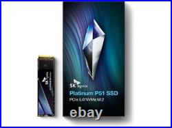 SK hynix Platinum P51 1TB PCIe Gen5 NVMe M. 2 2280 Internal SSD I Up to 14,700