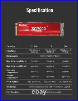 SSD M2 4TB 2280 PCIe 4.0 SD Gen4 Hard Disk Drives Internal NVMe Drive for PS5