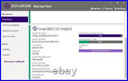 SSDPEDKE040T7 Intel P4600 Series DC 4TB PCIe NVMe SSD 96% Life Remaining