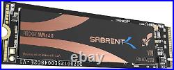 Sabrent 1TB Rocket Nvme Pcie 4.0 M. 2 2280 Internal SSD Maximum Performance Solid